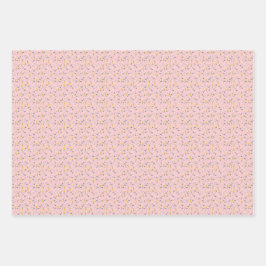 Hoja De Papel De Regalo Pink Meadow