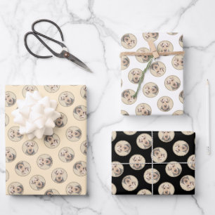 Hoja De Papel De Regalo Pintando el miedo galés WT, arte original del perr