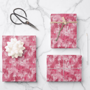 Hoja De Papel De Regalo Pintura abstracta rosa
