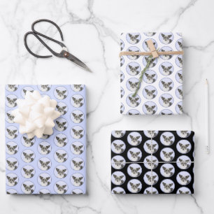 Hoja De Papel De Regalo Pintura de Cardigan Welsh Corgi - Arte Perro Origi