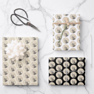 Hoja De Papel De Regalo Pintura Doberman Pinscher - Original Dog Art