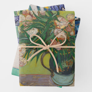 Hoja De Papel De Regalo Pintura floral de Vincent Van Gogh Oleander