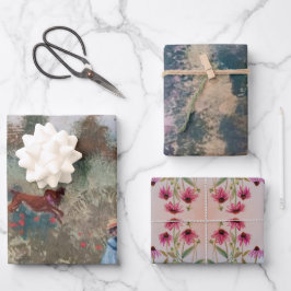 Hoja De Papel De Regalo pinturas artísticas