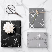 Pisces Birday Gray/Black