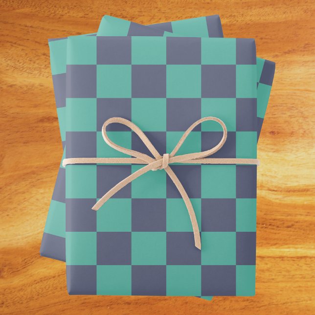 Hoja De Papel De Regalo Pizarra azul y verde (Subido por el creador)