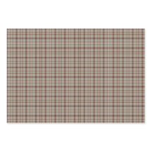 Plaid Clásico Marrón Beige Patrón Rústico