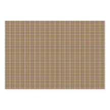 Plaid Retro Color Beige Marrón