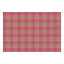 Plaid Rojo Night Shadz y Marrón Tostado