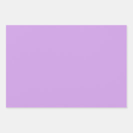 Hoja De Papel De Regalo Plain Ube Lavender Kobi Morple Shades 3 Tonos
