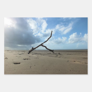 HOJA DE PAPEL DE REGALO PLAYA