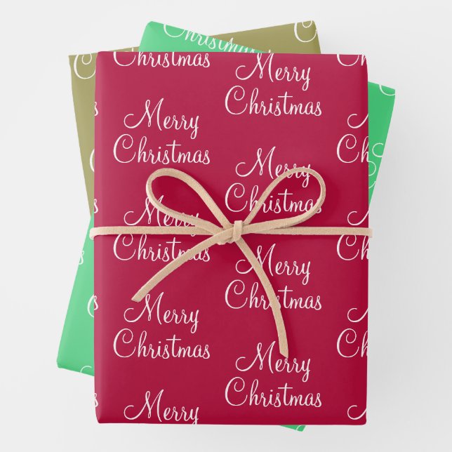 Hoja De Papel De Regalo Plum Khaki y Seafoam Green (In situ)