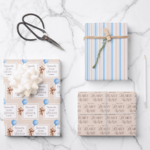 Hoja De Papel De Regalo Podemos esperar a Baby Shower personalizado