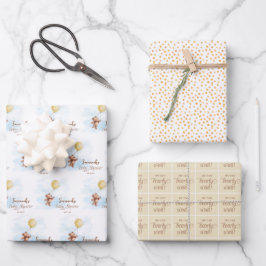 Hoja De Papel De Regalo Podemos esperar a Baby Shower personalizado