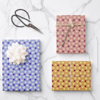 Hoja De Papel De Regalo Polka dots
