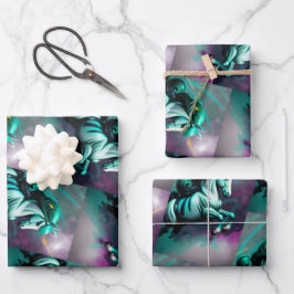 Hoja De Papel De Regalo Pony Espíritu 3D 24