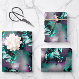 Hoja De Papel De Regalo Pony Espíritu 3D 24