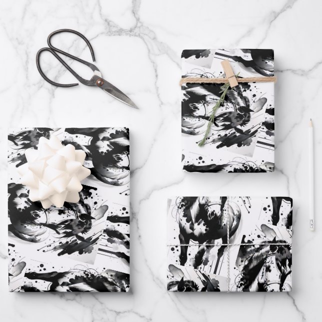 Hoja De Papel De Regalo Pony espiritual 7 (Anverso)