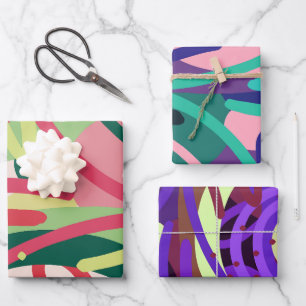 Hoja De Papel De Regalo Pop moderno