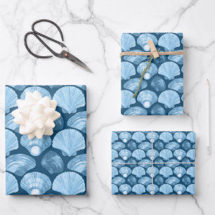 Hoja De Papel De Regalo Por la Serie del Mar Diseño 11