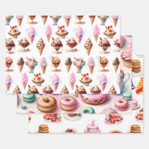 Hoja De Papel De Regalo Postres decentes