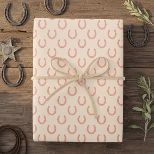 Hoja De Papel De Regalo Preciosa herradura rosa herradura pálida hembra Ru