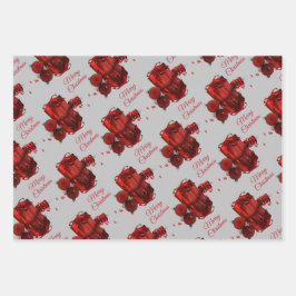 Hoja De Papel De Regalo Precioso Profesional de Navidad Presente