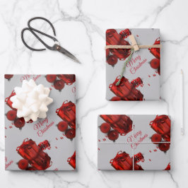 Hoja De Papel De Regalo Precioso Profesional de Navidad Presente