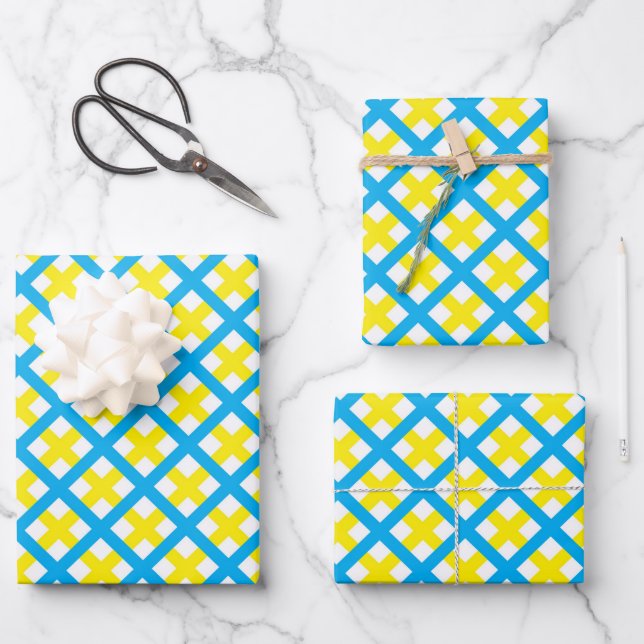 Hoja De Papel De Regalo Prep Neoplaid (Anverso)