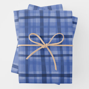 Hoja De Papel De Regalo Preppy rústico moderno con colchas de agua