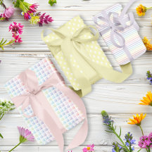 Primavera arcoiris pastel conjunto amarillo de 3