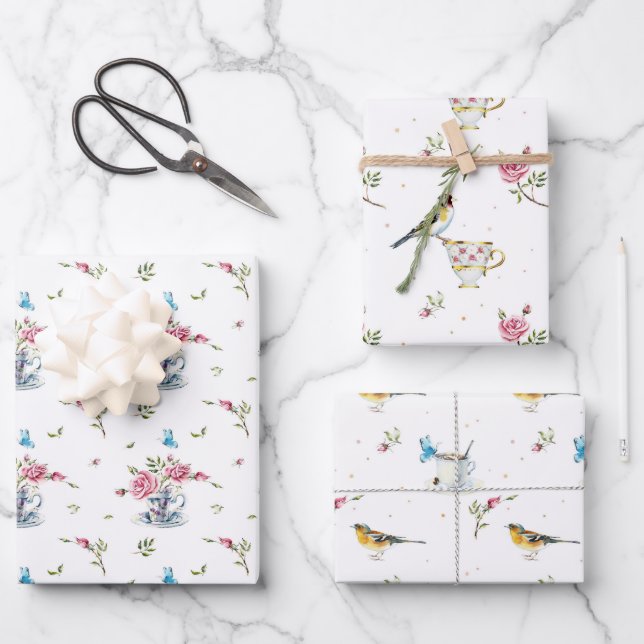 Hoja De Papel De Regalo Primavera Bridal Día de la Madre (Anverso)