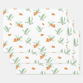 Hoja De Papel De Regalo Primavera de flores floreciente sin foco