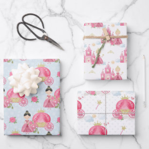 Hoja De Papel De Regalo Princesa Rosa 