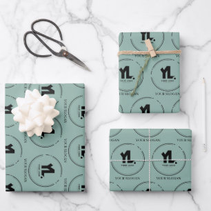 Hoja De Papel De Regalo Profesional de logotipos de personalizado para emp