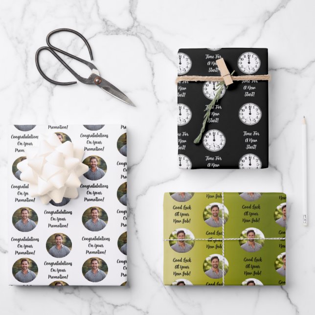 Hoja De Papel De Regalo Promotion Congratulations Custom Message Gift (Anverso)