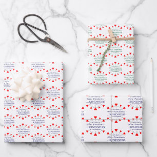Hoja De Papel De Regalo Promover la amabilidad
