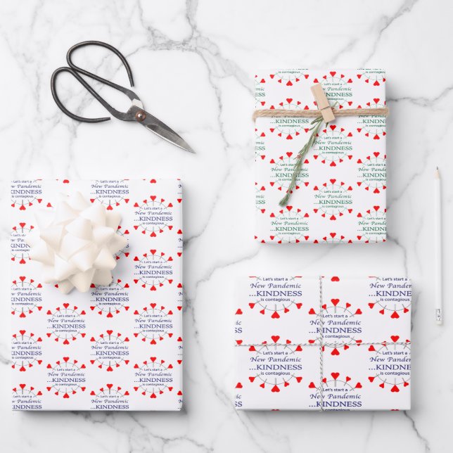 Hoja De Papel De Regalo Promover la amabilidad (Anverso)