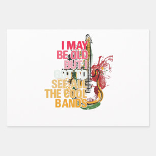 Hoja De Papel De Regalo Puede Que Sea Viejo Pero Tengo Que Ver Todo El Gua