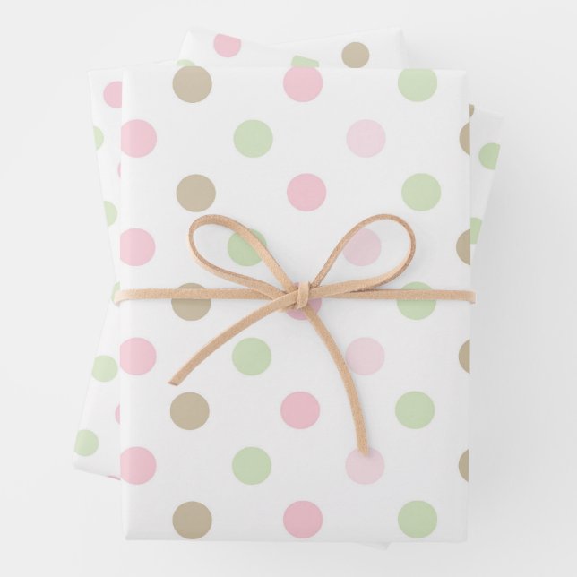 Hoja De Papel De Regalo Punto pastel (In situ)