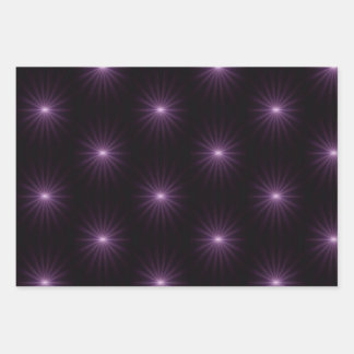 Hoja De Papel De Regalo Purple Starburst