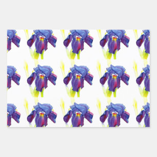 Hoja De Papel De Regalo Púrpura Iris Gift Wrap