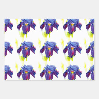 Hoja De Papel De Regalo Púrpura Iris Gift Wrap