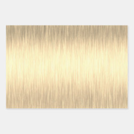 Hoja De Papel De Regalo Purpurina de oro elegante