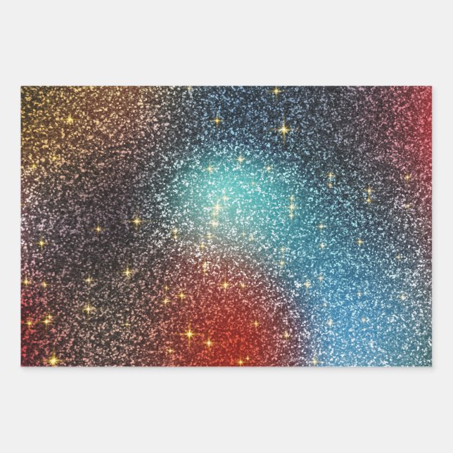 Hoja De Papel De Regalo Purpurina irlandés (Anverso)