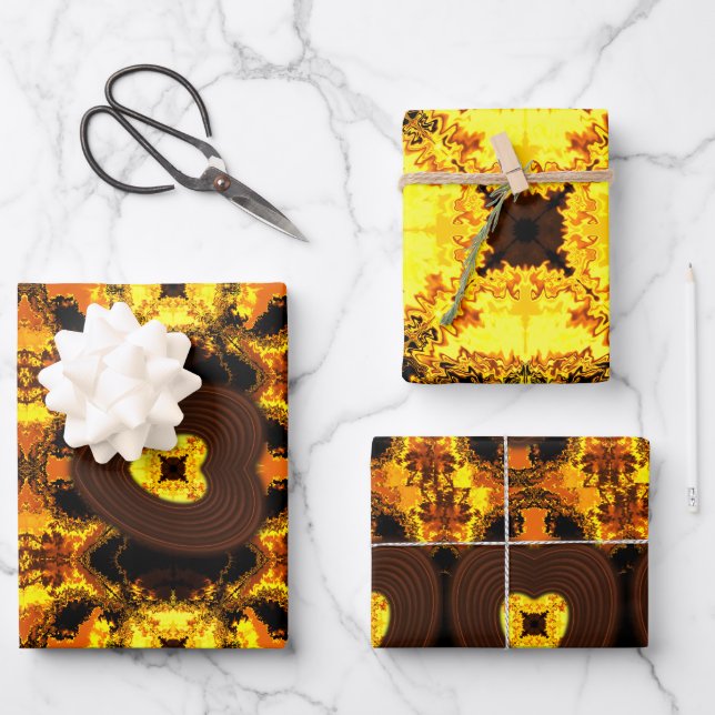 Hoja De Papel De Regalo Qué es el amor (Anverso)