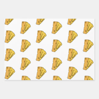 Hoja De Papel De Regalo Queso Cutiño Sonriente