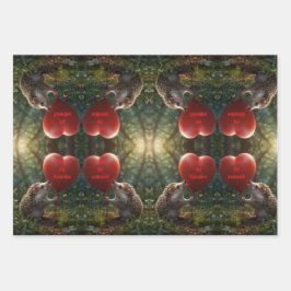 Hoja De Papel De Regalo Quill You Be My Valentine