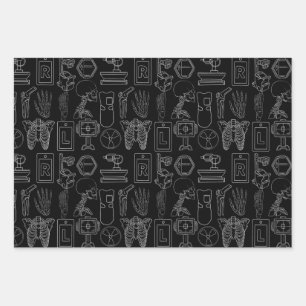 Hoja De Papel De Regalo Rad Tech Gift Wrap