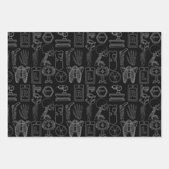 Hoja De Papel De Regalo Rad Tech Gift Wrap (Anverso)