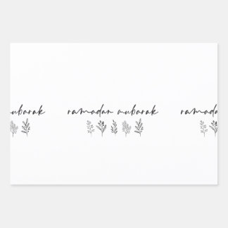 Hoja De Papel De Regalo ¡Ramadan Mubarak!